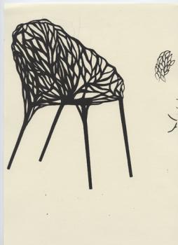 Vegetal chair: Growing